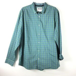 NWOT Mountain Khakis MK Mens Plaid Shirt Button Up